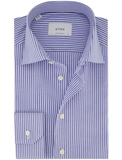 Eton business overhemd blauw Eton Contemporary Fit