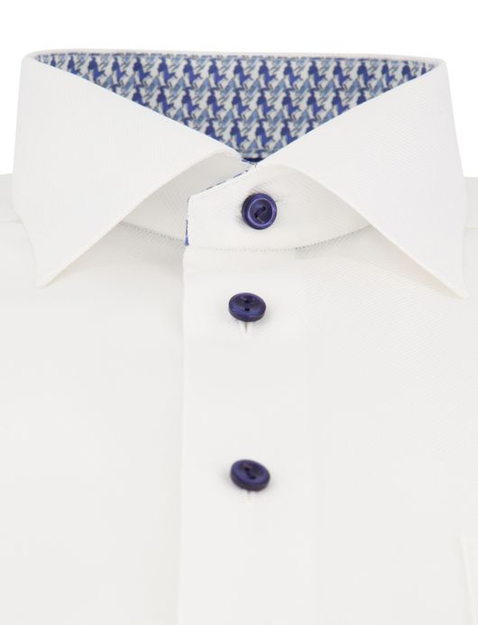 Eton Classic Fit overhemd wit katoen