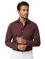 Eton classic fit overhemd katoen bordeaux