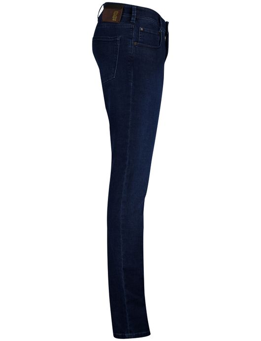 Gardeur saxton denim jeans donkerblauw effen normale fit