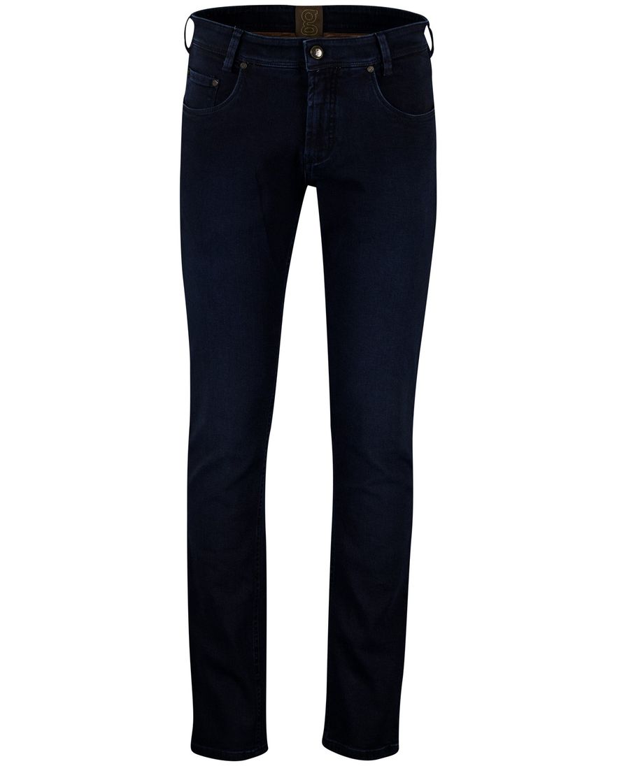 Gardeur denim jeans effen donkerblauw