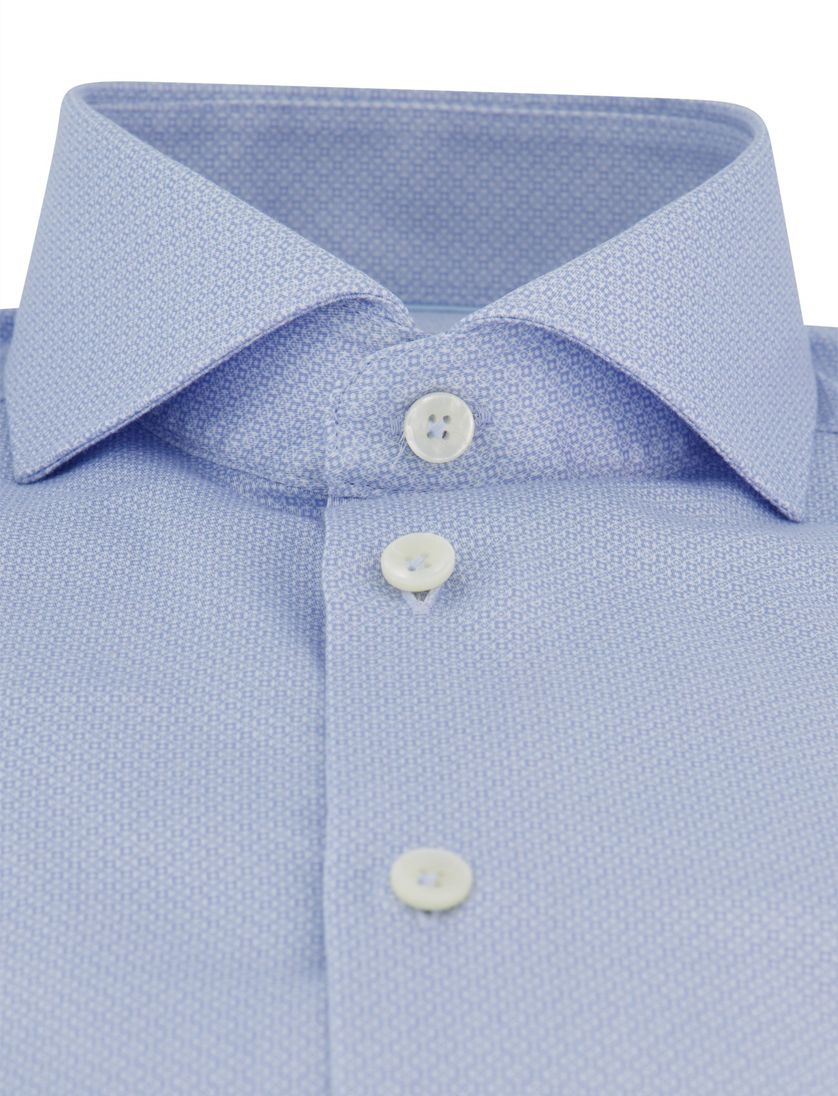 Lichtblauw overhemd John Miller katoen