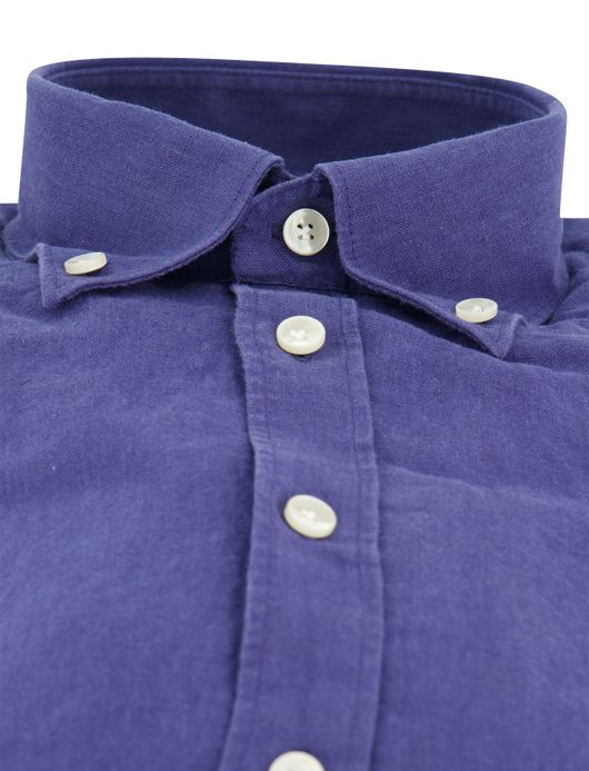 Overhemd John Miller Slim Fit blauw