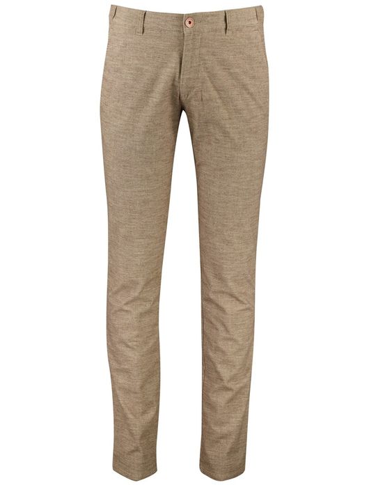 North 84 Pantalon Bruin katoen gemeleerd