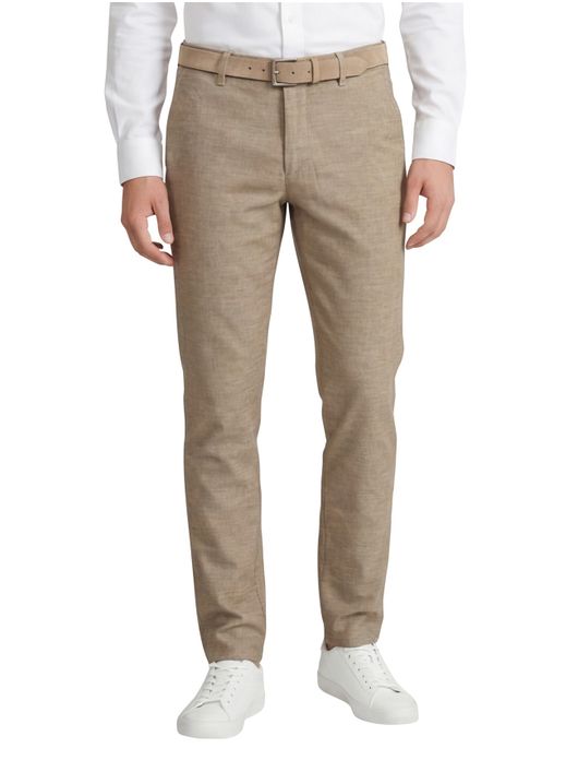 North 84 Pantalon Bruin katoen gemeleerd