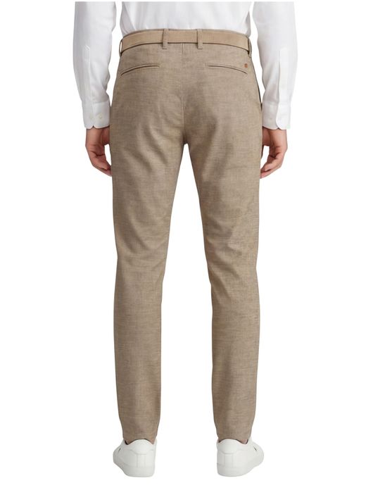 North 84 Pantalon Bruin katoen gemeleerd