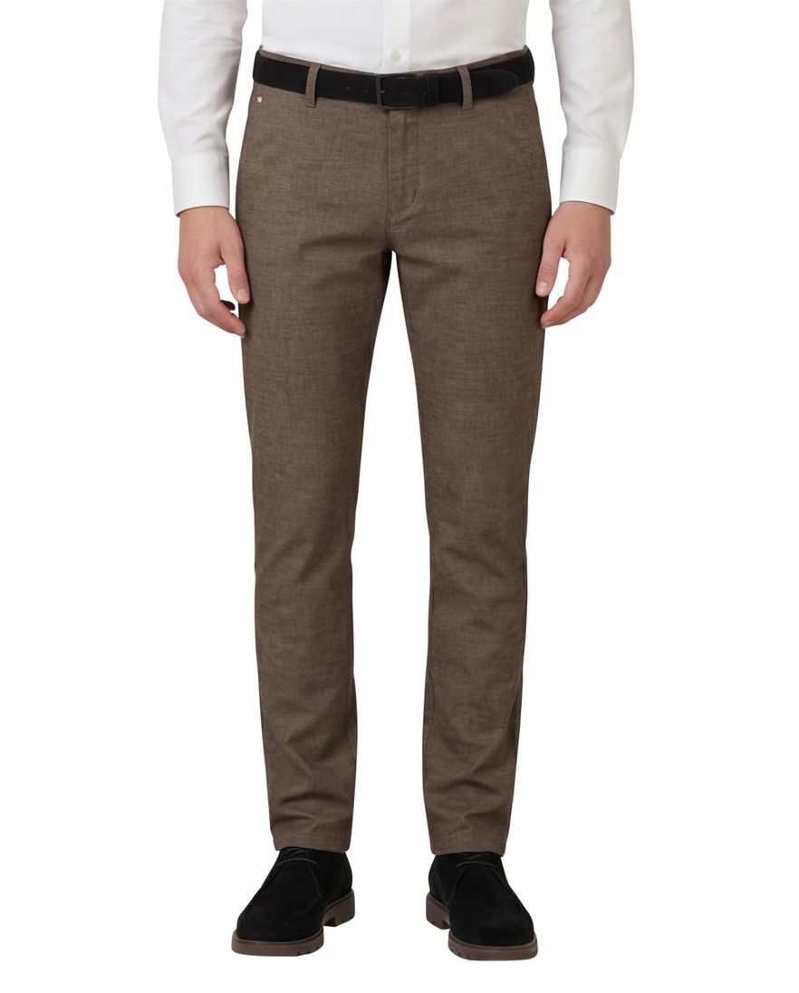North84 Pantalon chino bruin