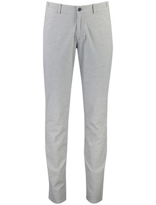 COM4 Pantalon chino North84 grijs slim fit effen katoen