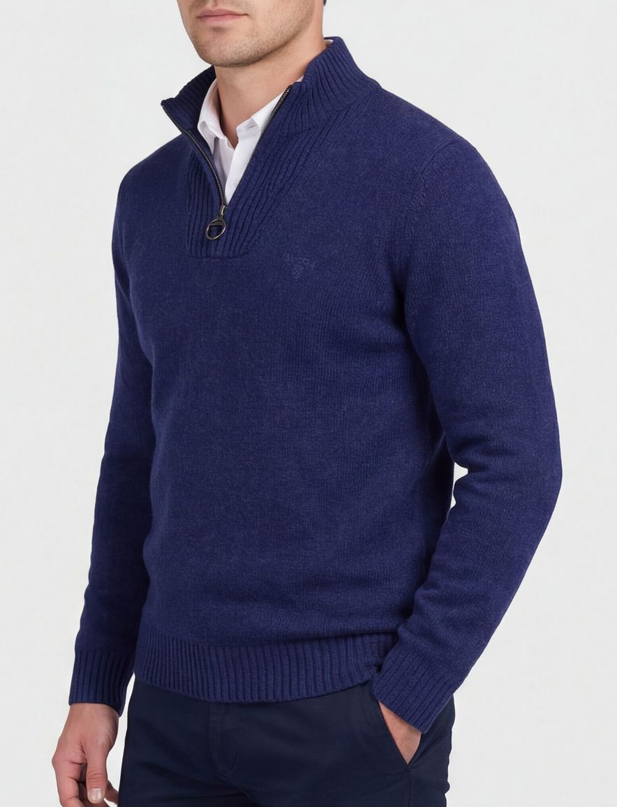 Barbour trui donkerblauw