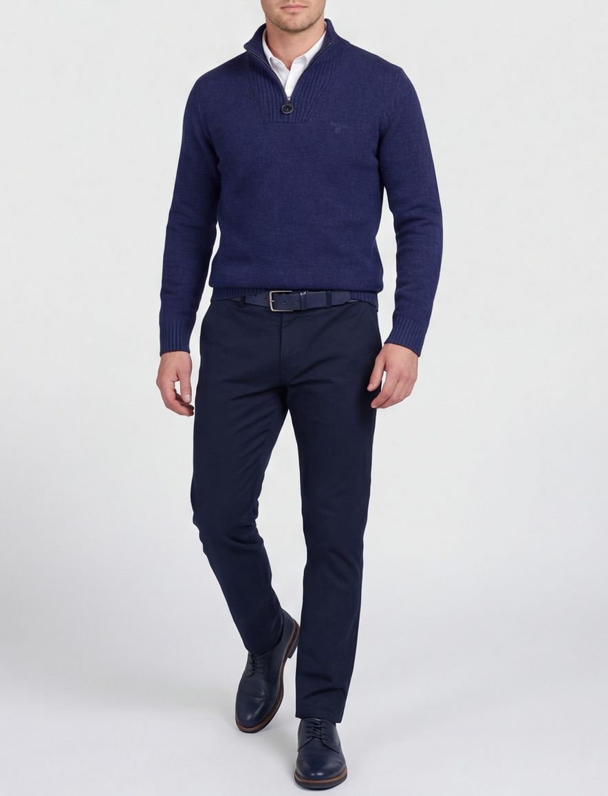 Barbour trui donkerblauw