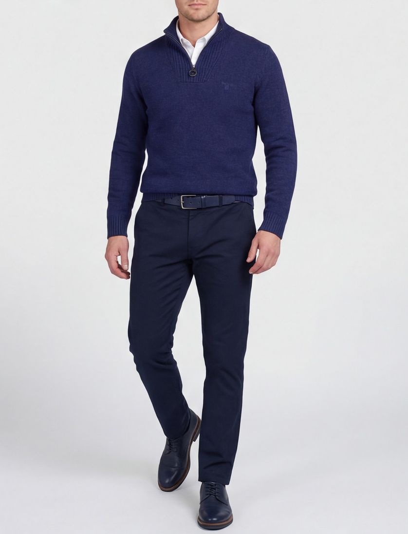 trui Barbour donkerblauw