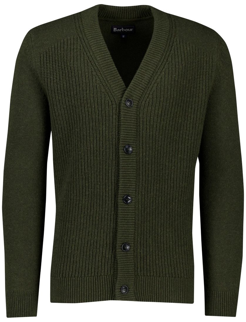 vest Barbour groen