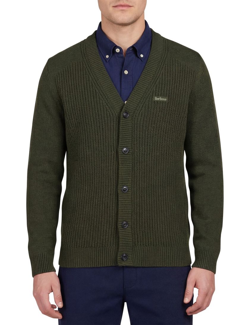 vest Barbour groen