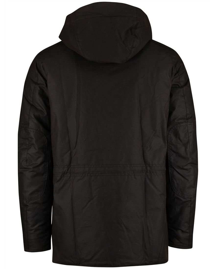 Barbour bruin effen winterjas normale fit