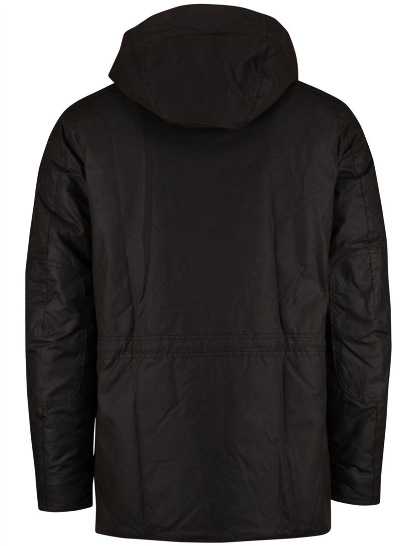 Barbour winterjas bruin effen normale fit