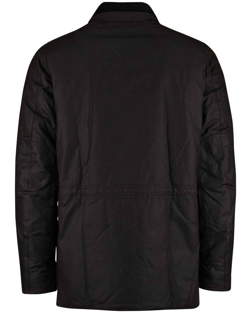 Barbour bruin effen winterjas normale fit