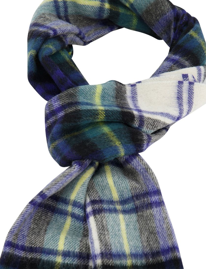 Barbour sjaal groen navy geruit