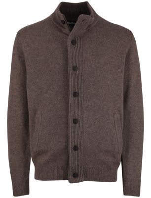 Barbour Barbour vest bruin effen wol