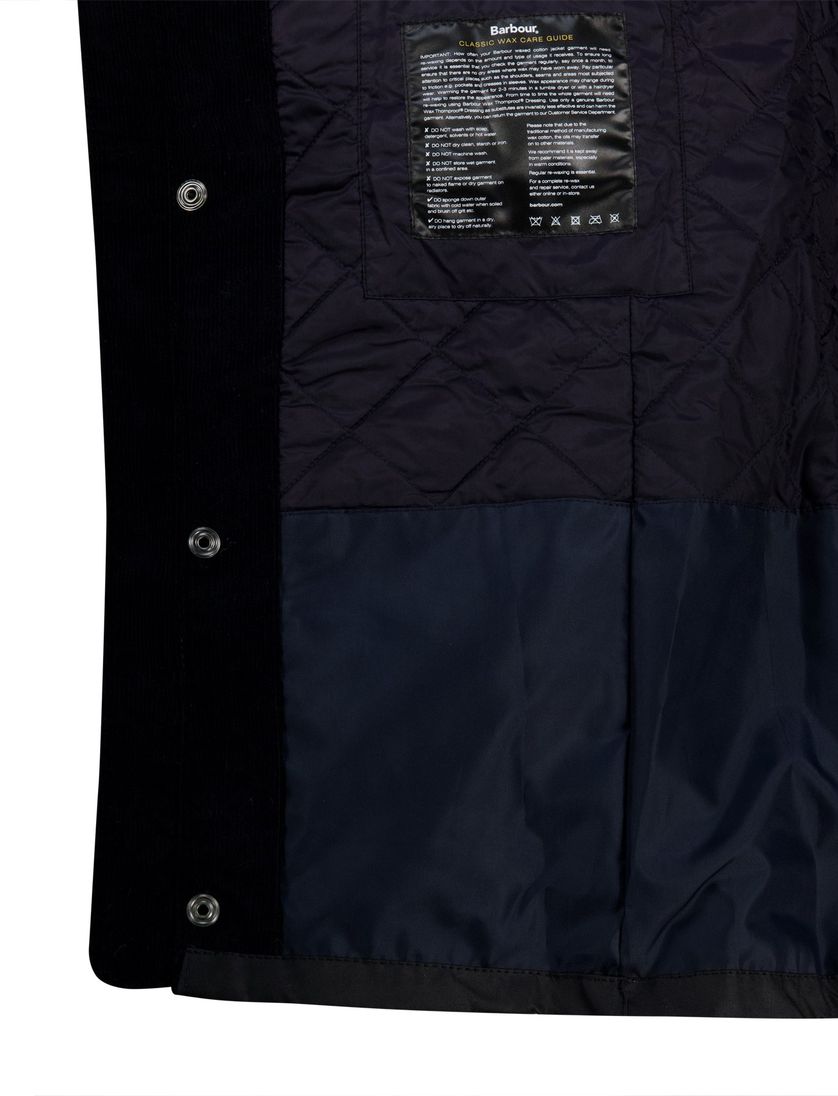 Barbour corbridge jack donkerblauw