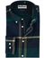 Overhemd barbour groen print katoen slim fit