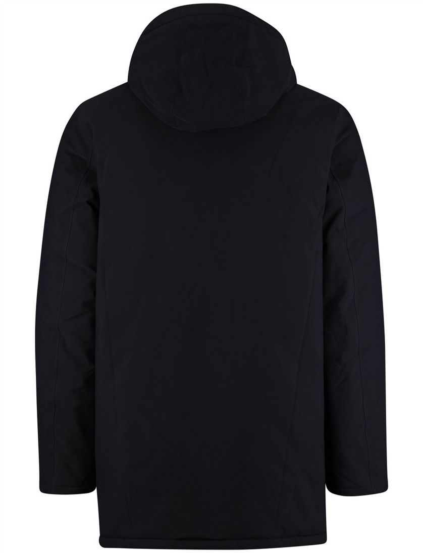 Barbour beaufort winterjas navy normale fit effen