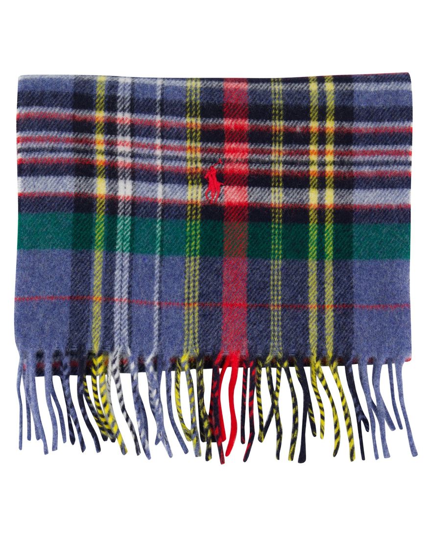 Polo Ralph Lauren sjaal wol multicolor