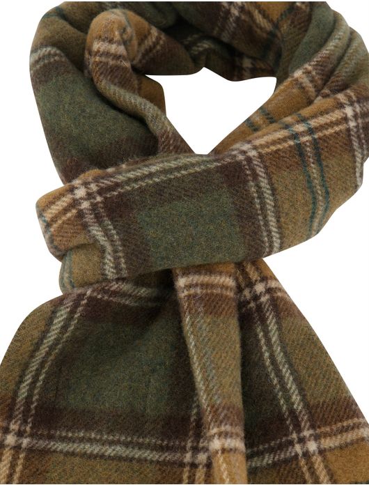 Polo Ralph Lauren sjaal wol bruin geruit