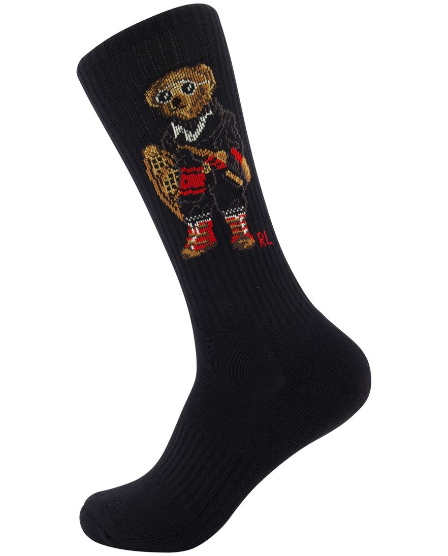 Polo Ralph Lauren 6 pack sokken multicolor bear katoen