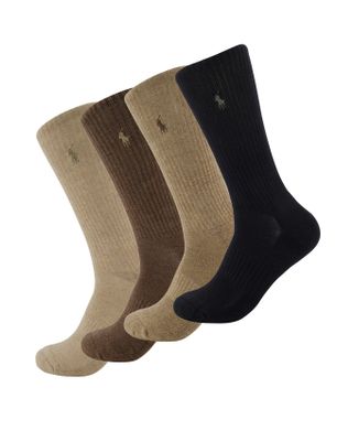 Polo Ralph Lauren Polo Ralph Lauren Sokken bruin zwart 6 pack katoen