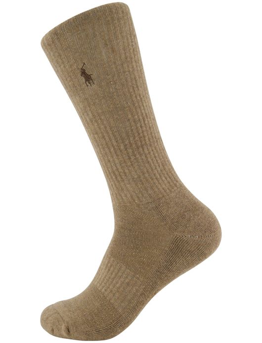 Polo Ralph Lauren Sokken bruin zwart 6 pack effen