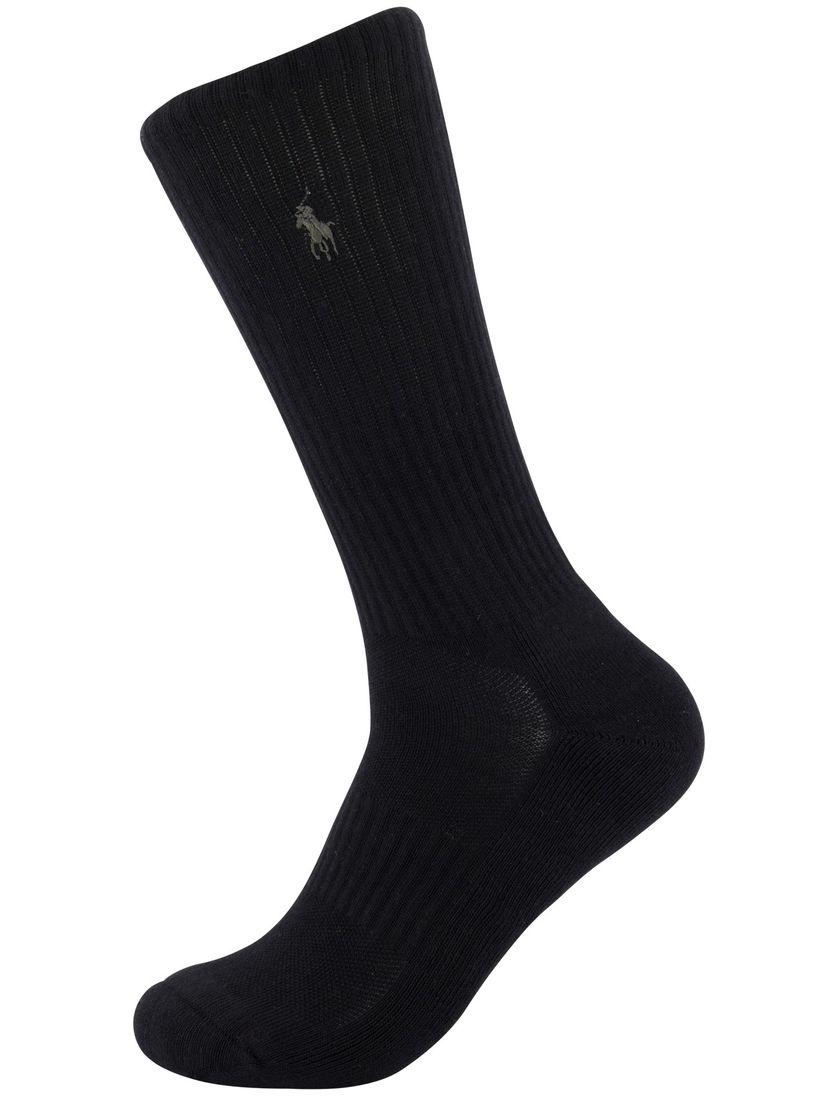 Polo Ralph Lauren Sokken bruin zwart 6 pack katoen