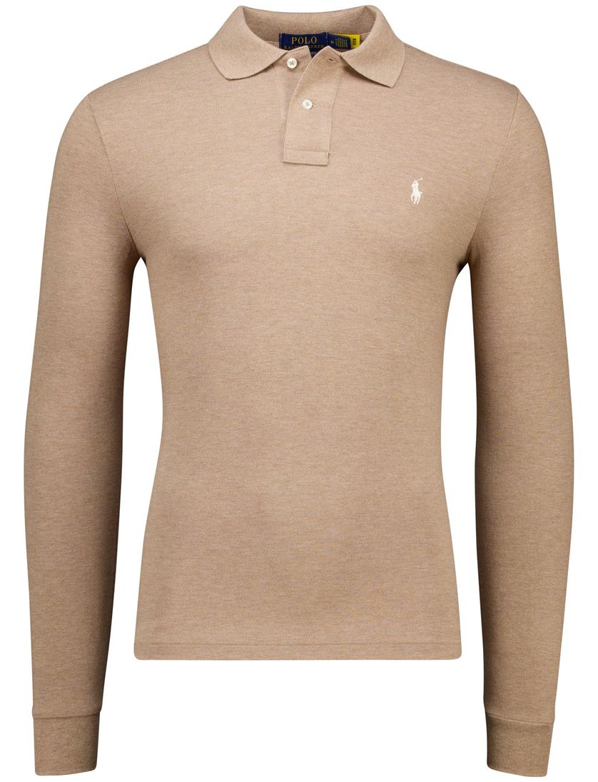 trui Polo Ralph Lauren Custom Slim Fit camel