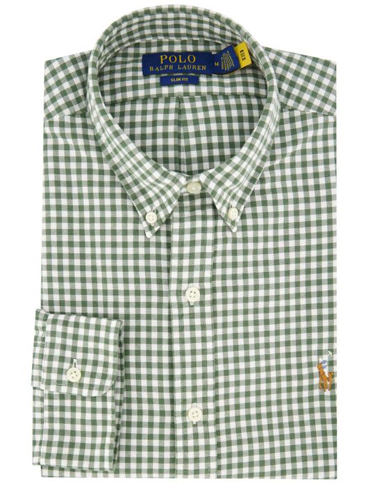 Polo Ralph Lauren overhemd groen geruit