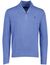 Polo Ralph Lauren trui blauw effen half zip normale fit