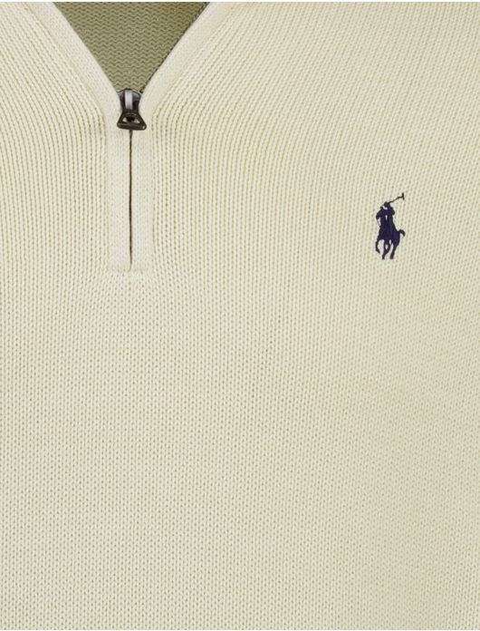 Polo Ralph Lauren trui half zip cream
