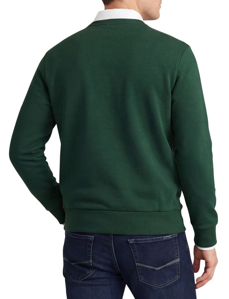 Polo Ralph Lauren sweater groen effen wijde fit