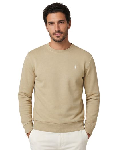 Polo Ralph Lauren Polo Ralph Lauren Sweater khaki effen normale fit katoen