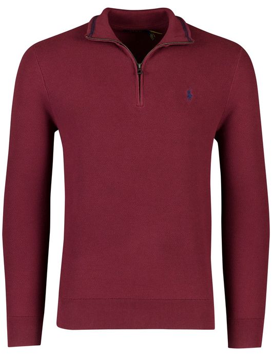 Polo Ralph Lauren trui half zip classic fit rood