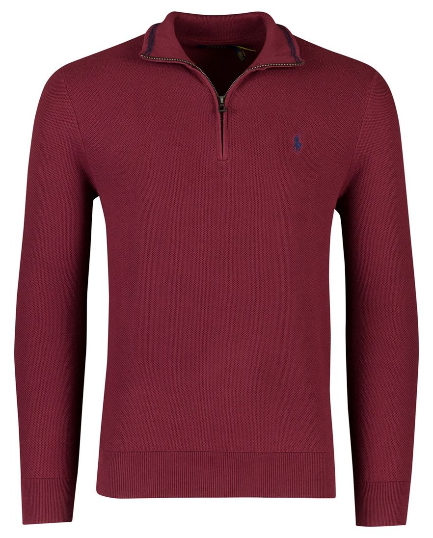 Polo Ralph Lauren trui half zip classic fit rood
