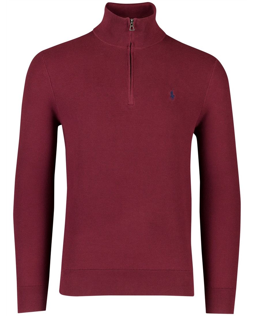Polo Ralph Lauren trui half zip classic fit rood