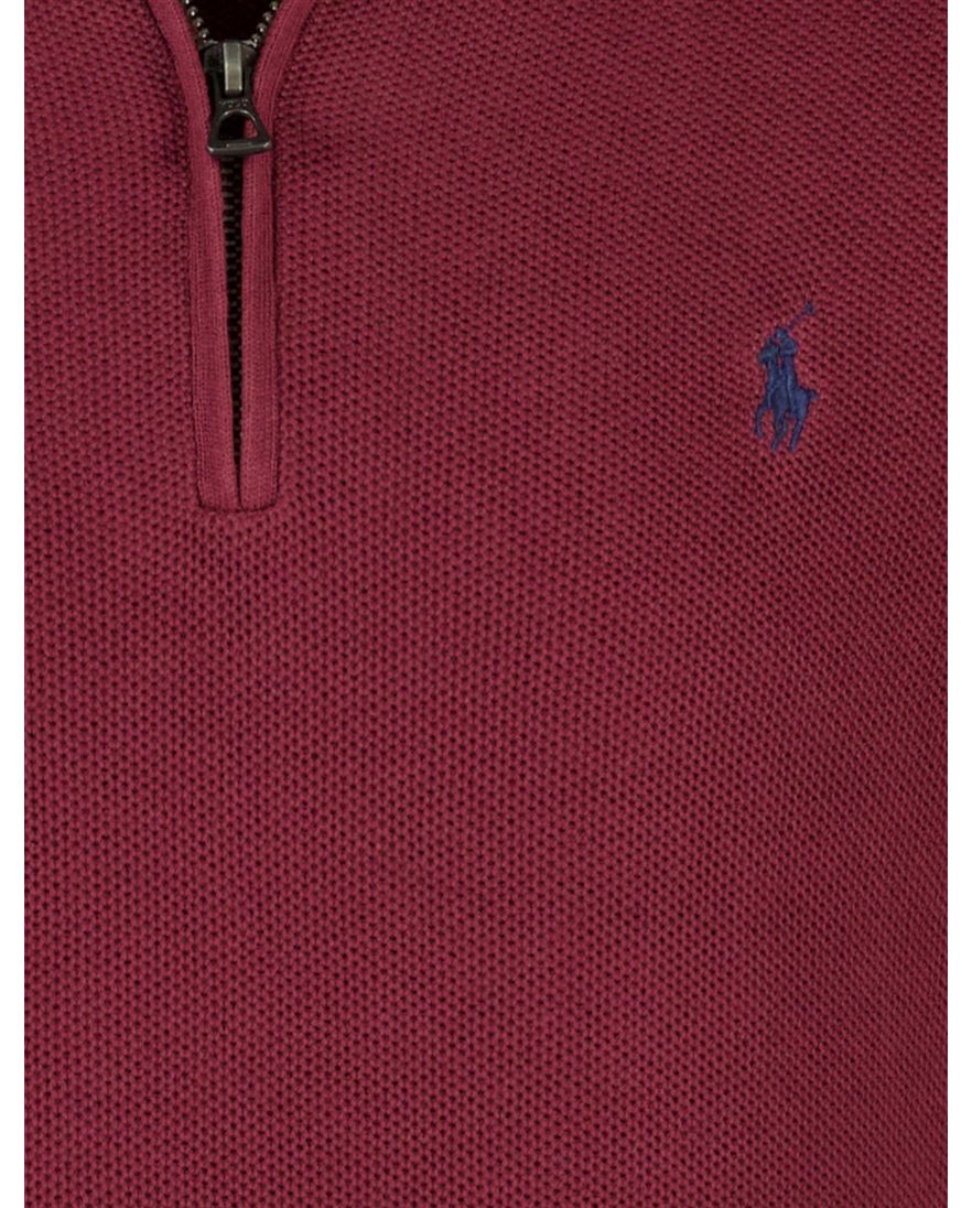 Polo Ralph Lauren trui half zip classic fit rood