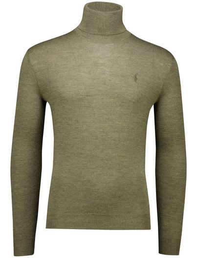 Polo Ralph Lauren Polo Ralph Lauren trui groen gemeleerd merinowol