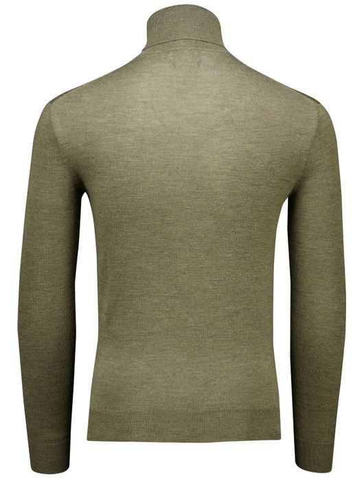 Polo Ralph Lauren trui groen gemeleerd merinowol