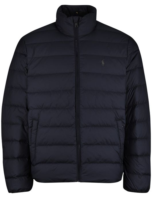 Polo Ralph Lauren gewatteerde jas CLDN Weld navy polyester effen