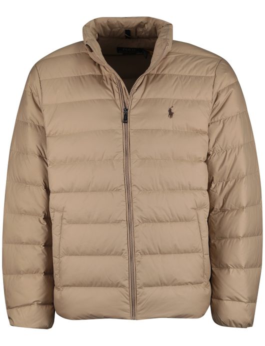 Polo Ralph Lauren gewatteerde jas CLDN Weld beige polyester effen