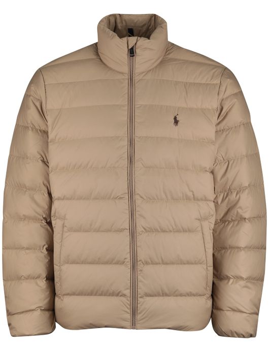 Polo Ralph Lauren gewatteerde jas CLDN Weld beige polyester effen