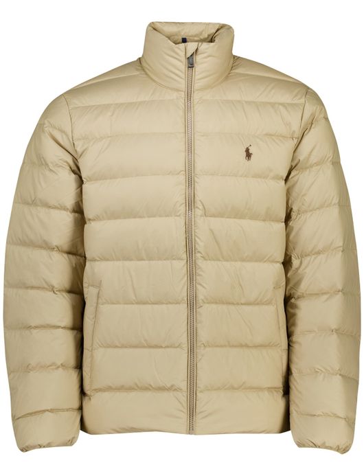 Polo Ralph Lauren gewatteerde jas polyester effen CLDN Weld beige