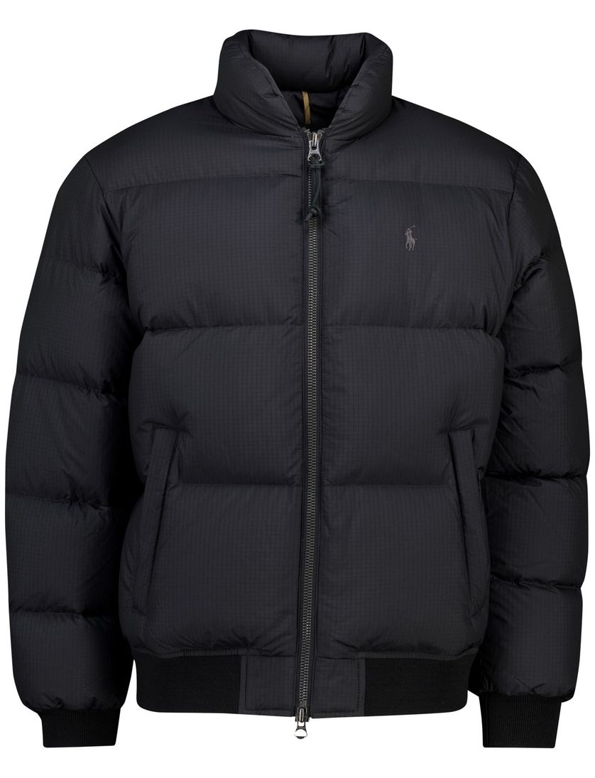 Gewateerde jas Polo Ralph Lauren Zwart