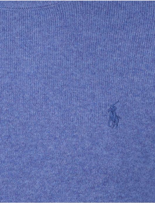 Polo Ralph Lauren trui blauw Classic gemeleerd