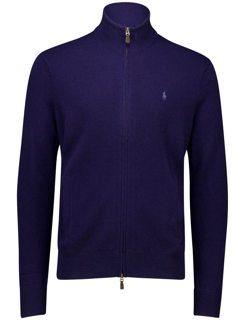 vest Polo Ralph Lauren donkerblauw lamswol